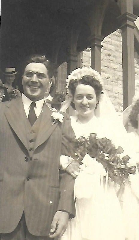 Mervyn and Emily, May 24, 1947. They were married the same year as Queen Elizabeth