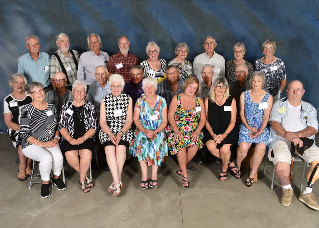Year ’67 had 24 class members in attendance at the 2022
Kemptville Reunion and won the Sprit Award.
Photo by Margaret Link.
More reunion photos: https://kcalumni.ca/reunion/