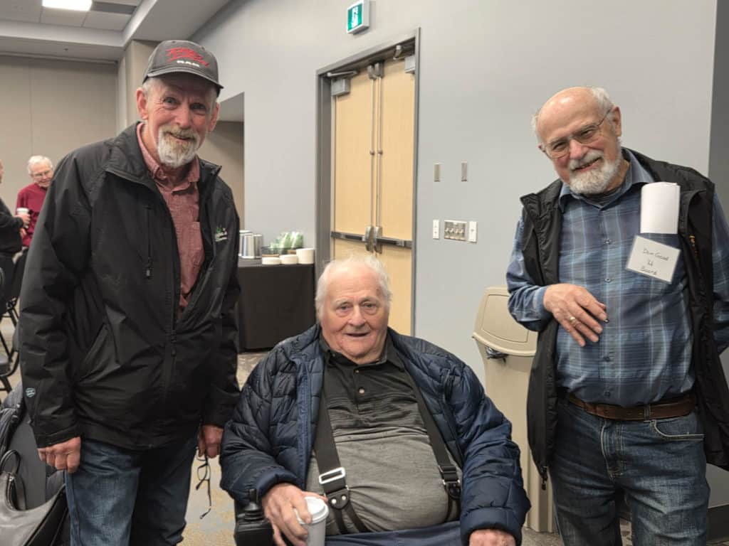 LtoR Allan Stanley, '71 Ford Patterson, '59 Don Good, '66