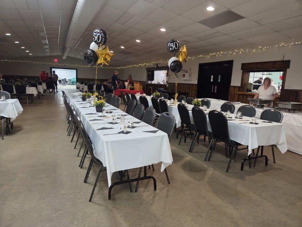 banquet area
